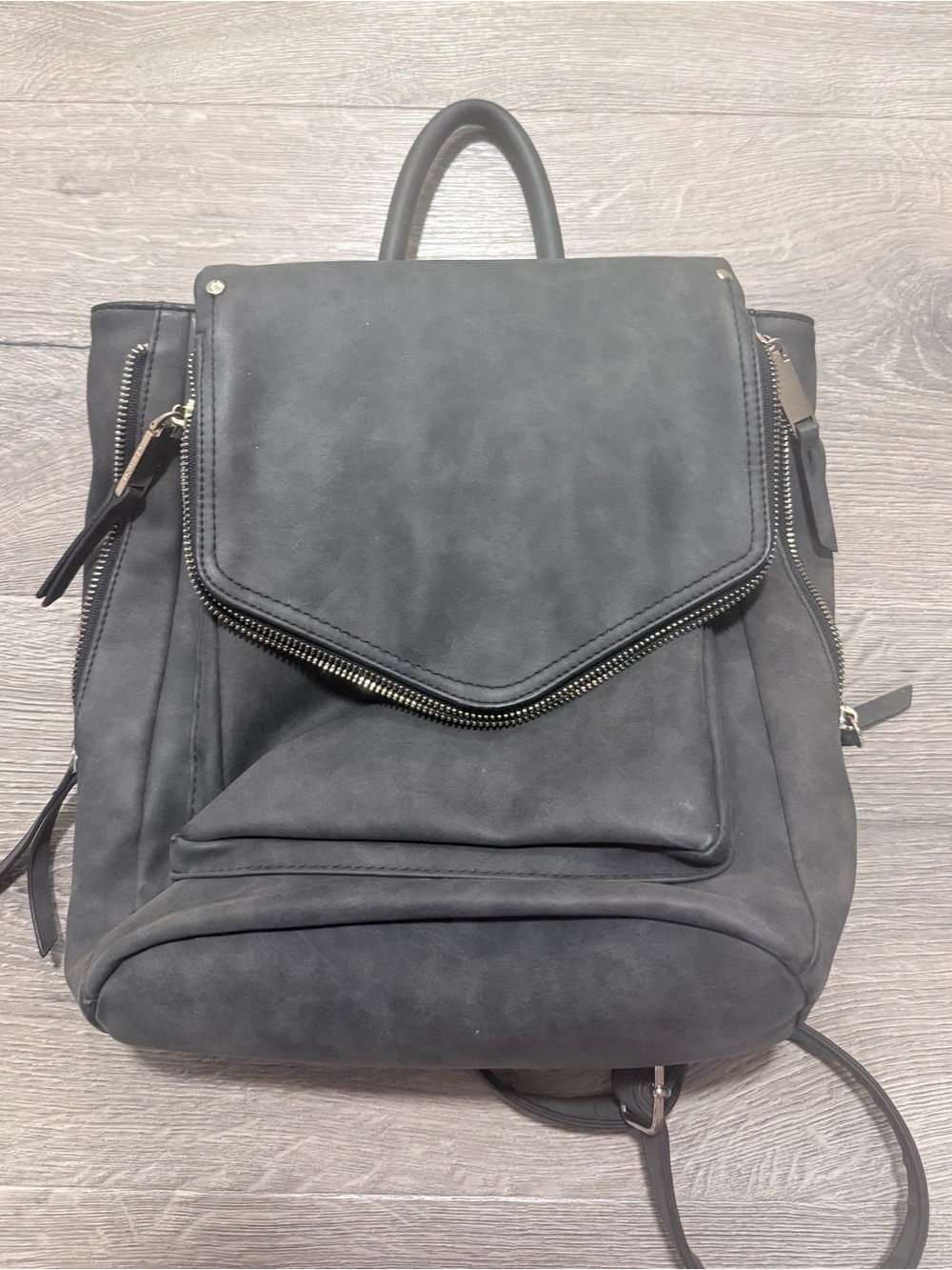 Olive Green Women's Backpack Handbag - Unbranded